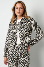 Savanna Chic Cropped Cotton Jacket Eloise Closet