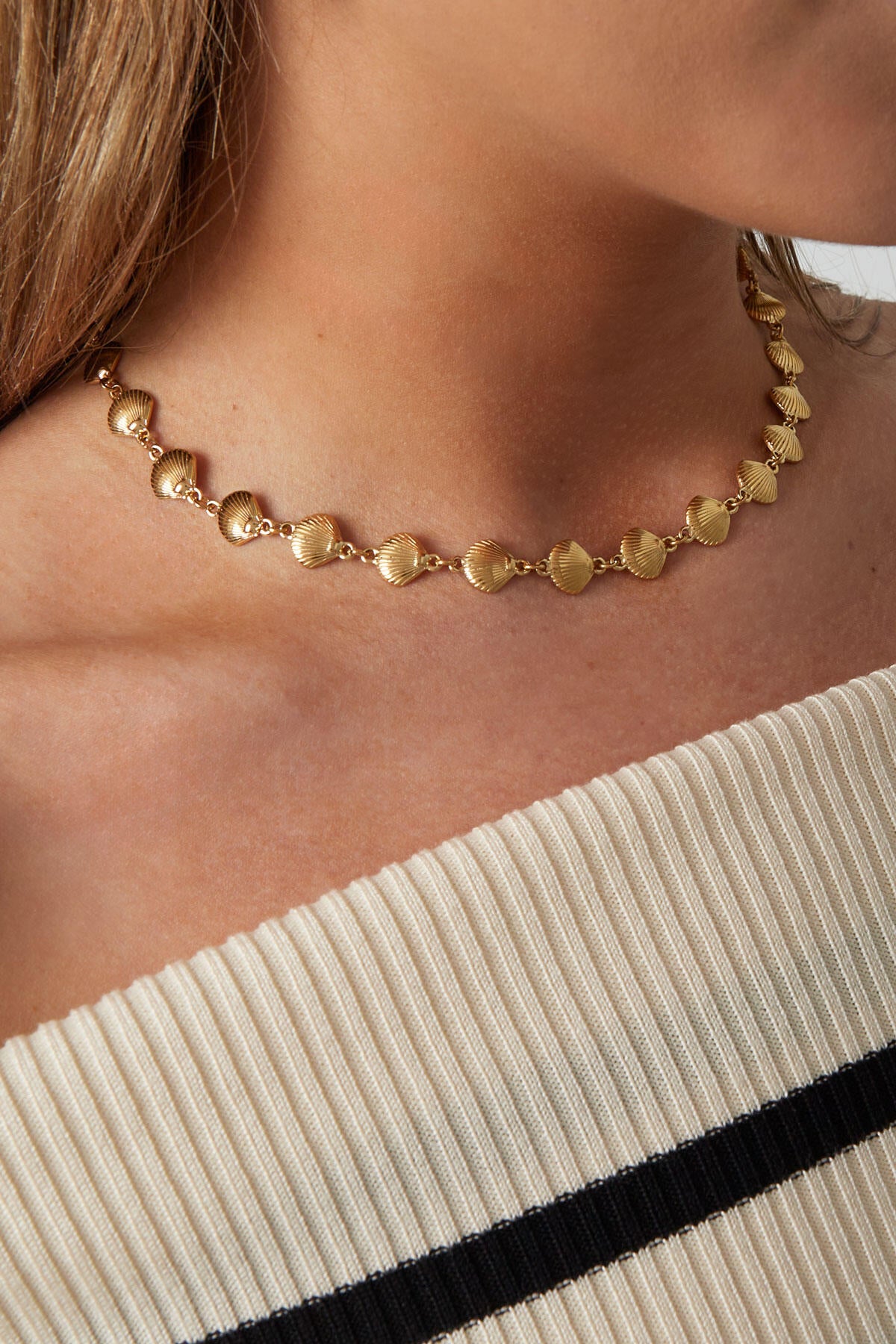 Summer Seashell Trio Necklace Eloise Closet Jewelry