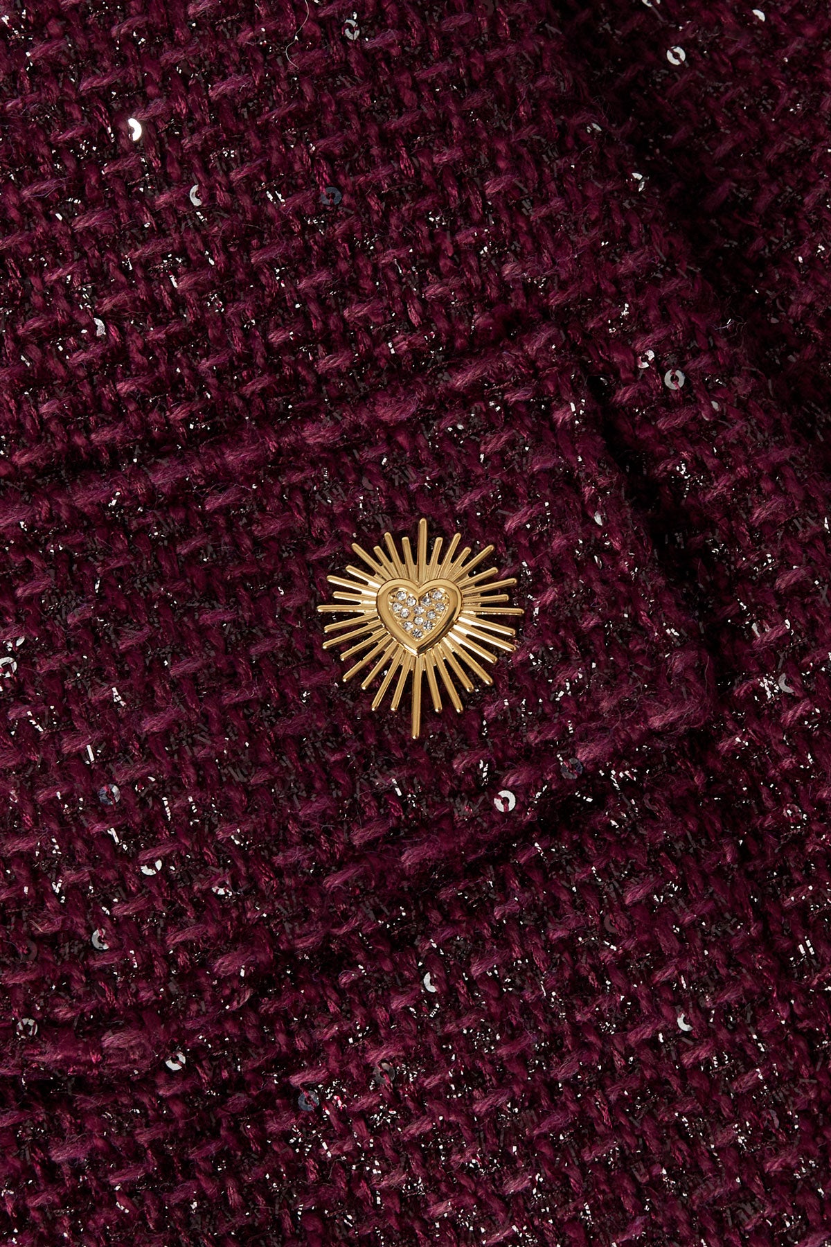 Sparkling Heart Brooch Eloise Closet Jewelry