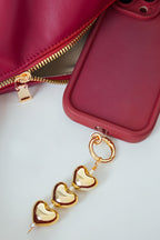 Pearl Heart Bag Charm Eloise Closet Jewelry