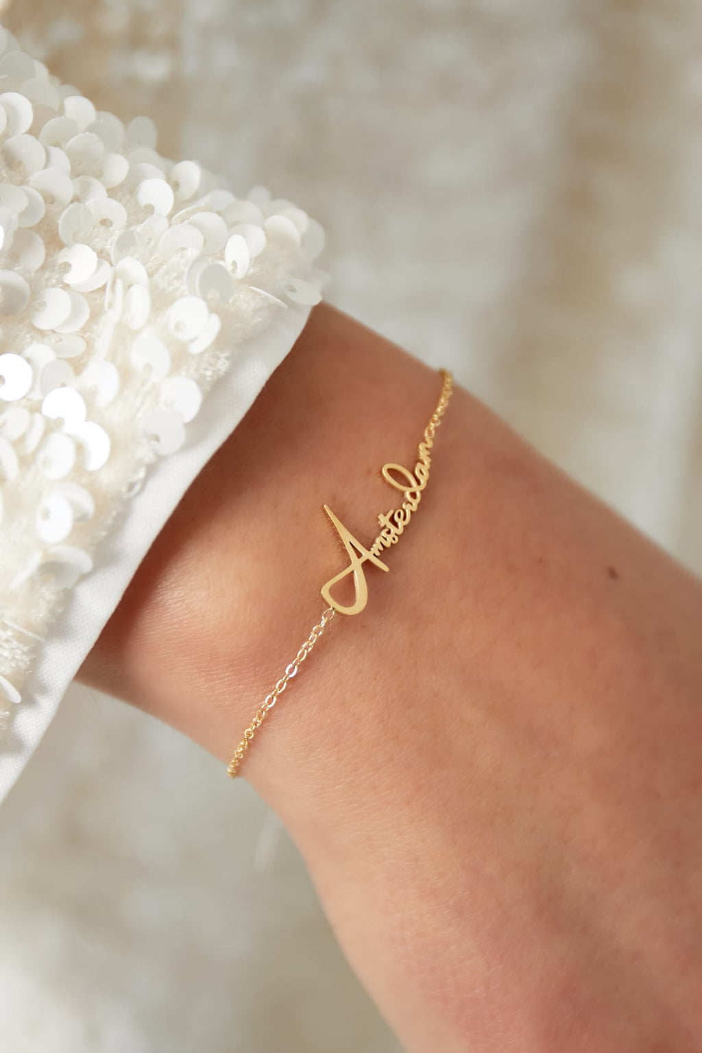 xxx Amsterdam City Letter Bracelet Eloise Closet