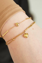 Minimal Heart Bracelet