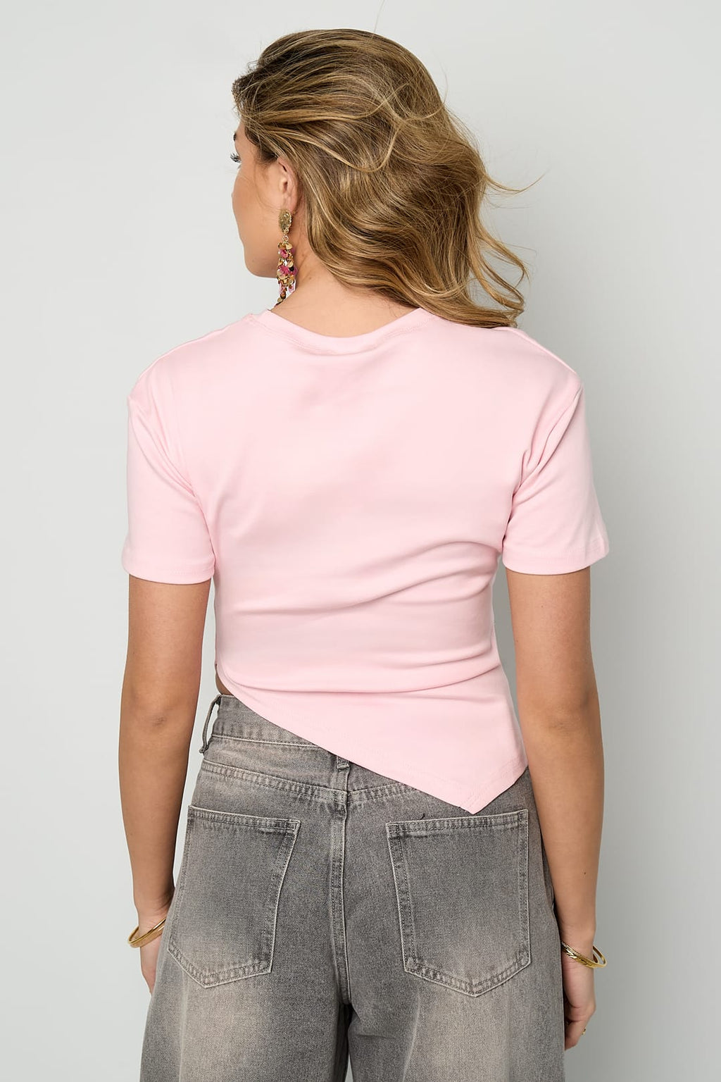 Asymmetric Cotton Tee Eloise Closet