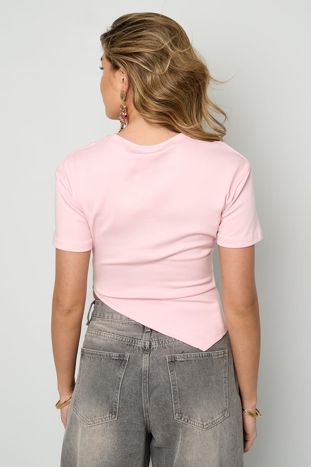 Asymmetric Cotton Tee Eloise Closet