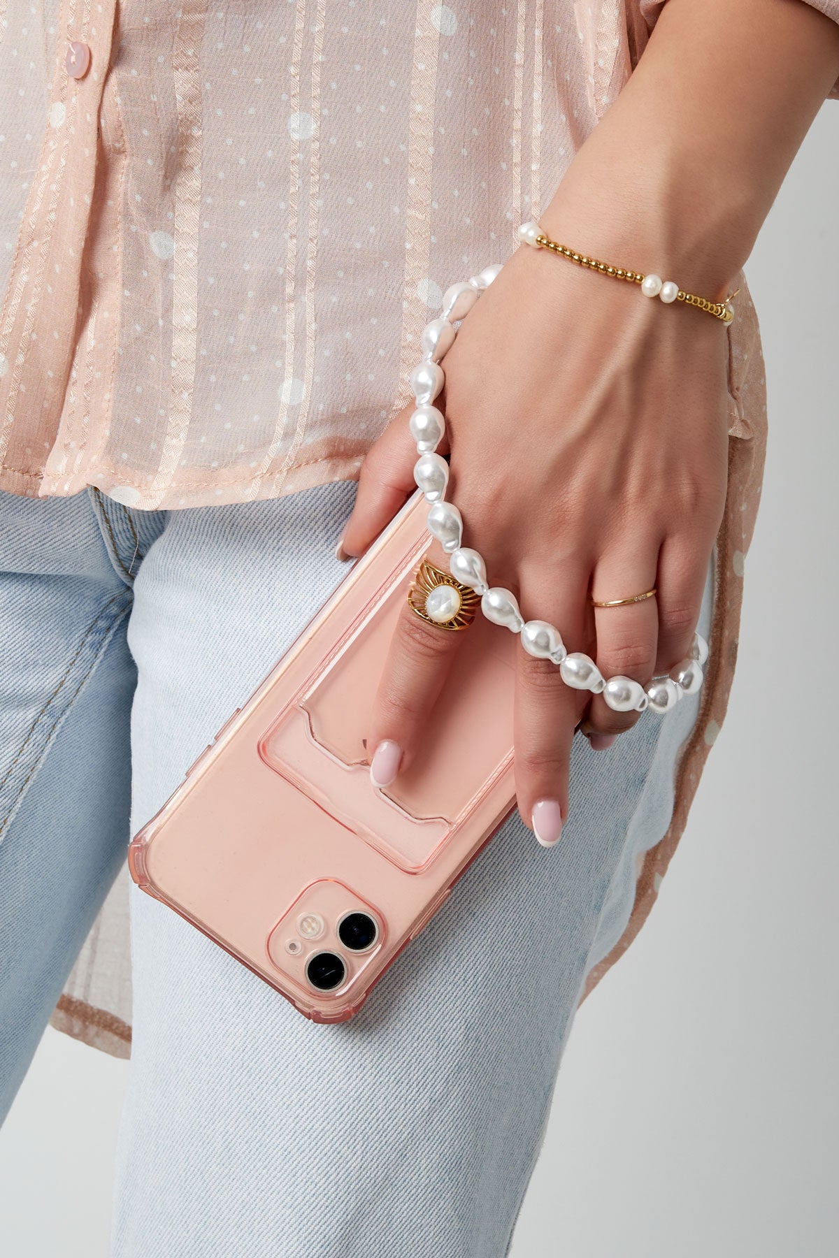 Pearl Phone Cord Eloise Closet Jewelry