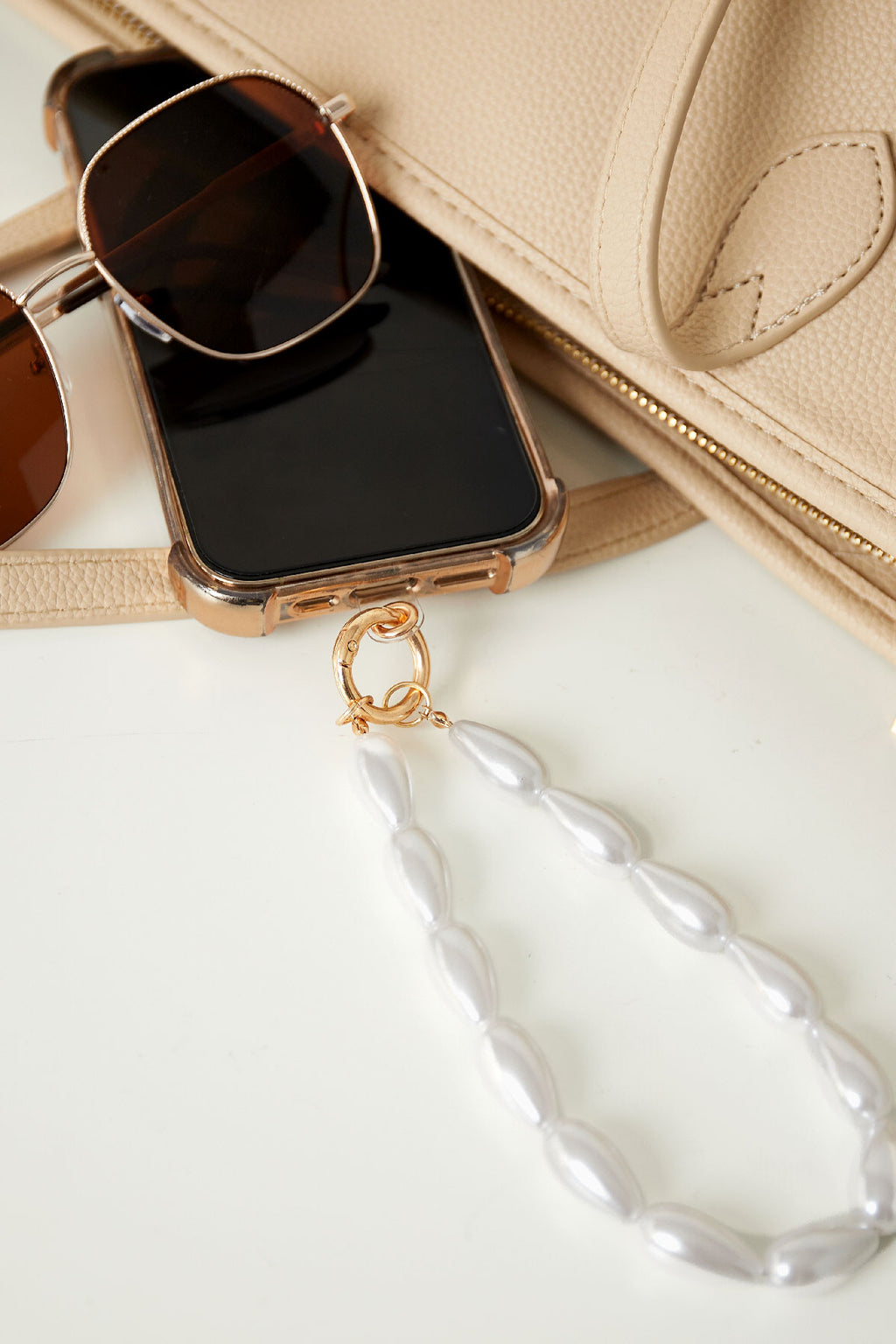 Fab Pearl Phone Cord Eloise Closet Jewelry