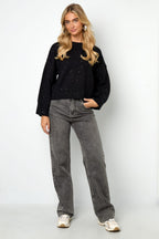 Dot Detail Knit Sweater Eloise Closet