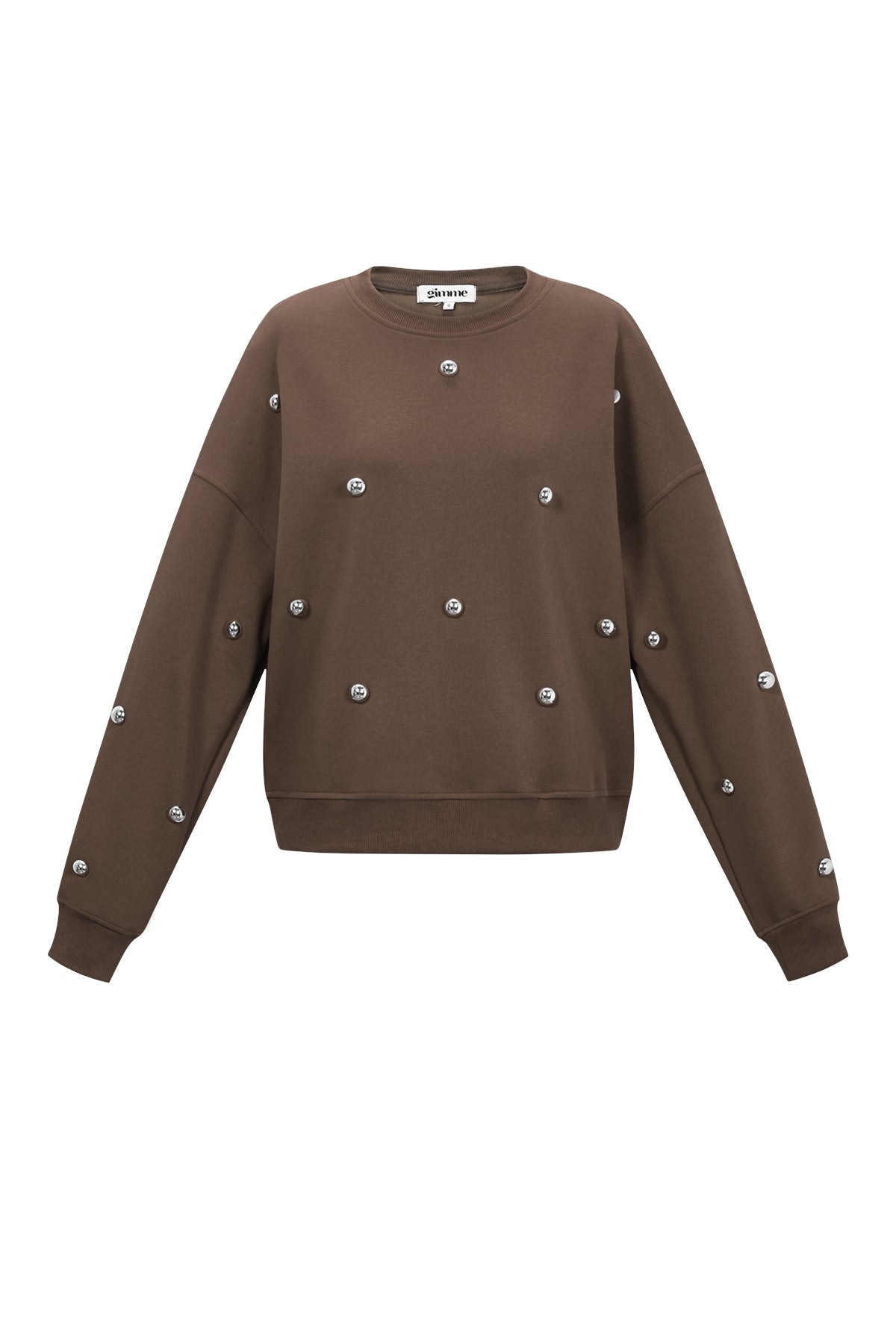 Stud Detail Knit Sweater Eloise Closet