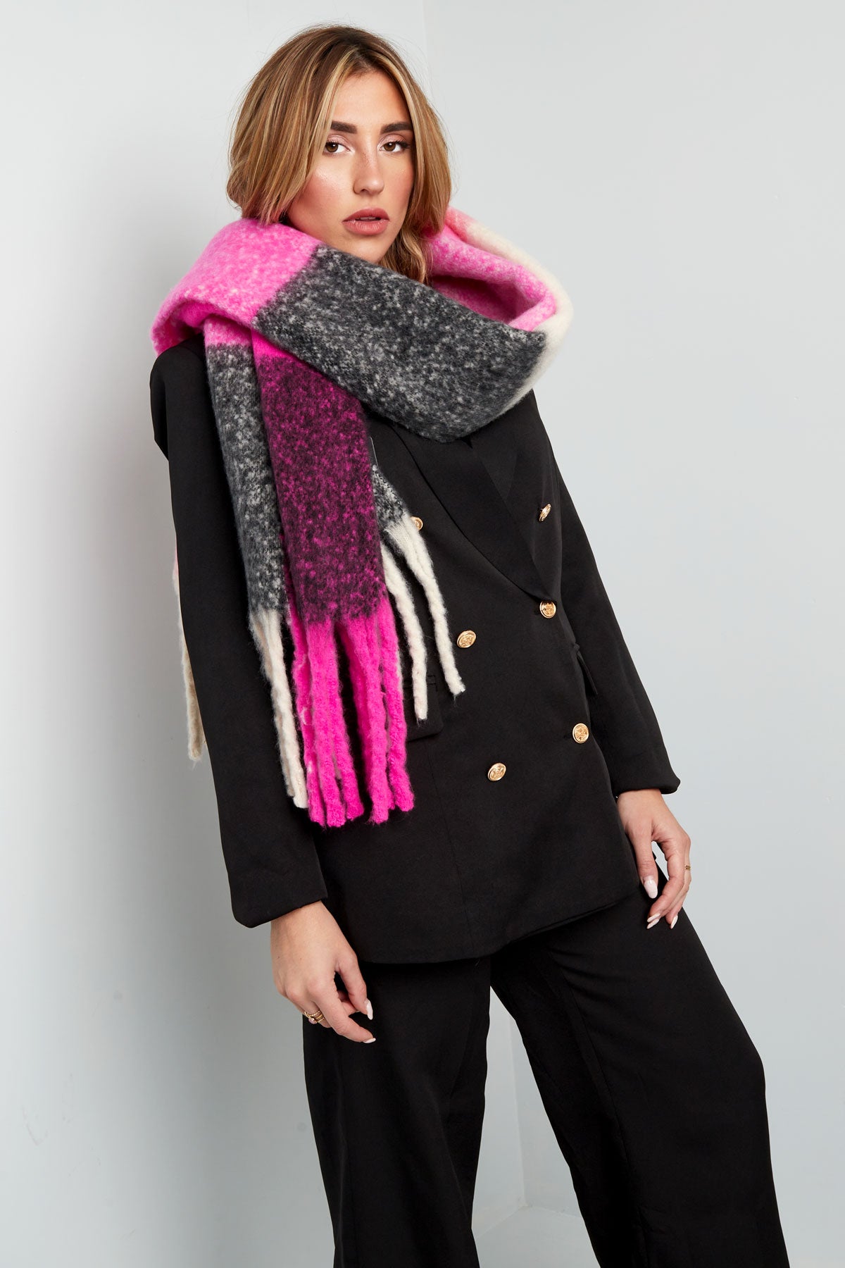 Ombre Multi Winter Scarf Eloise Closet