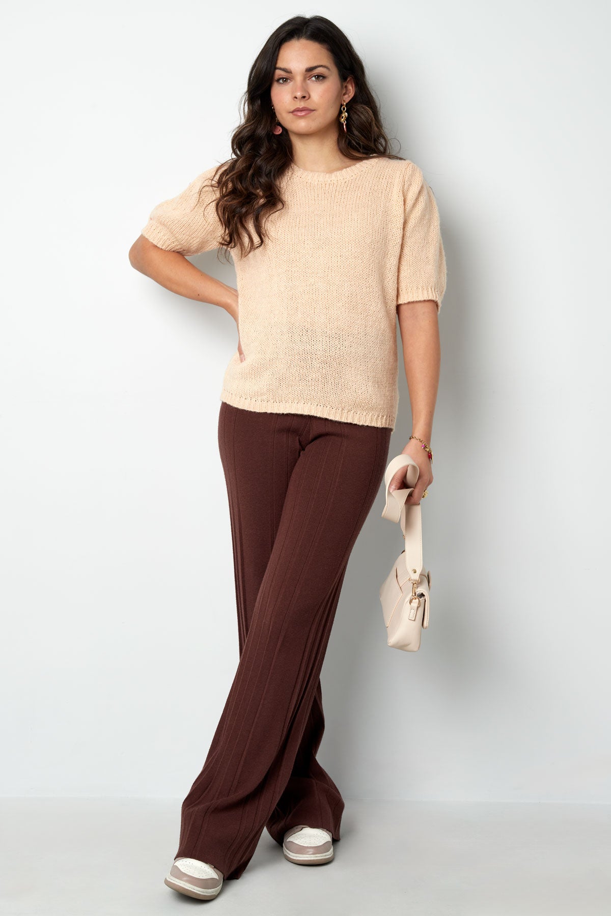 Open Back Tie Short Sleeve Top Eloise Closet