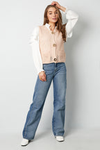 Eloise Closet Openwork Knit Cardigan
