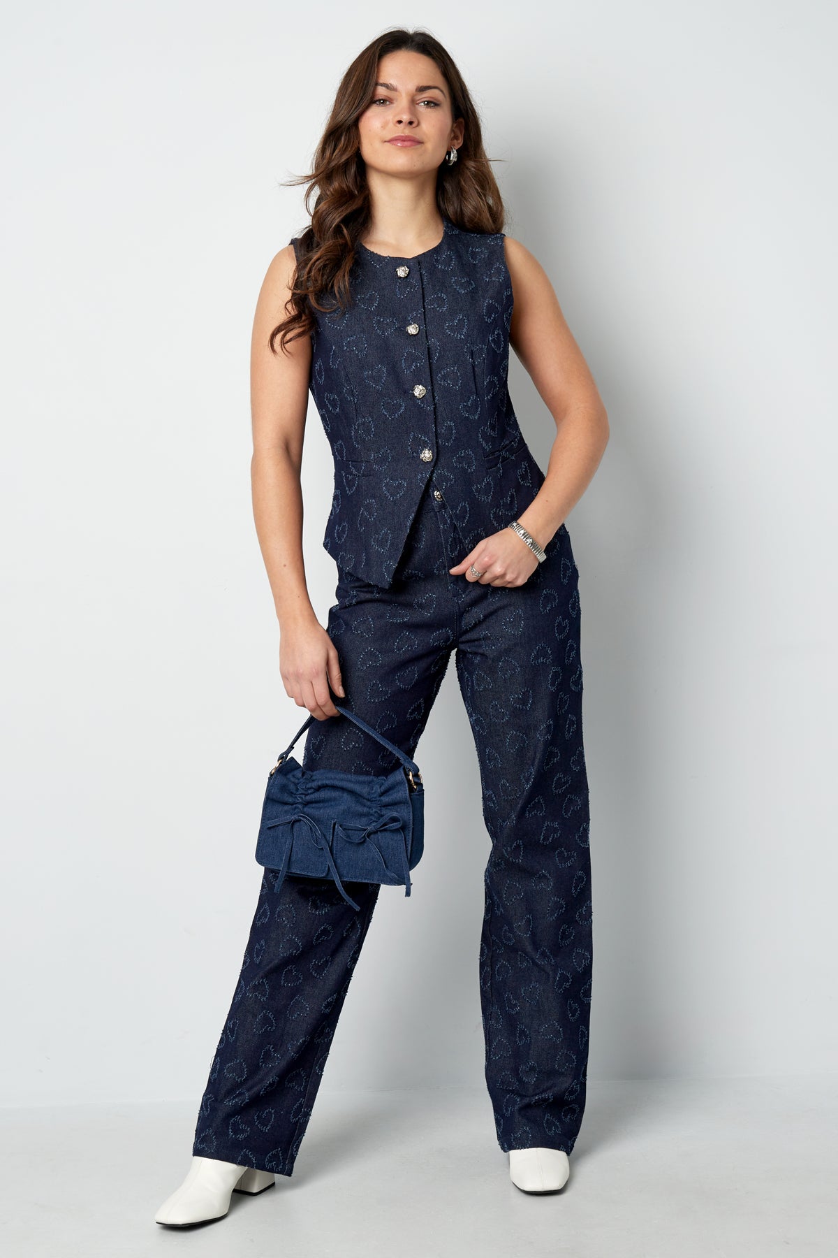 Heartline Button Top Eloise Closet Sleeveless