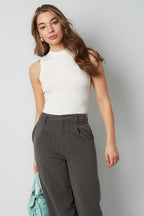 Eloise Closet High Neck Viscose Bodysuit