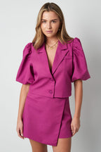 Eloise Closet Asymmetric Wrap Mini Skirt