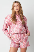 Floral Cropped Jacket Women – Sporty Eloise Closet