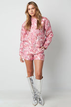 Floral Cropped Jacket Women – Sporty Eloise Closet