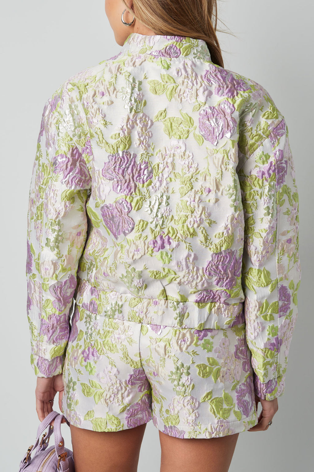 Floral Cropped Jacket Women – Sporty Eloise Closet