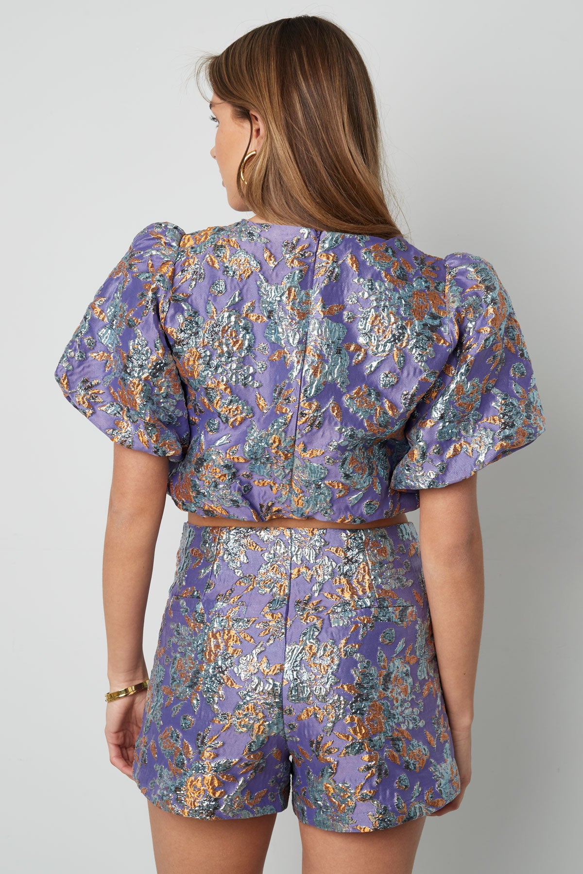 Floral Puff Sleeve Top Eloise Closet