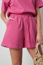 Eloise Closet Cotton Drawstring Casual Shorts