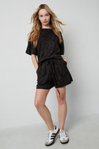 Leopard Drawstring Summer Shorts Eloise Closet