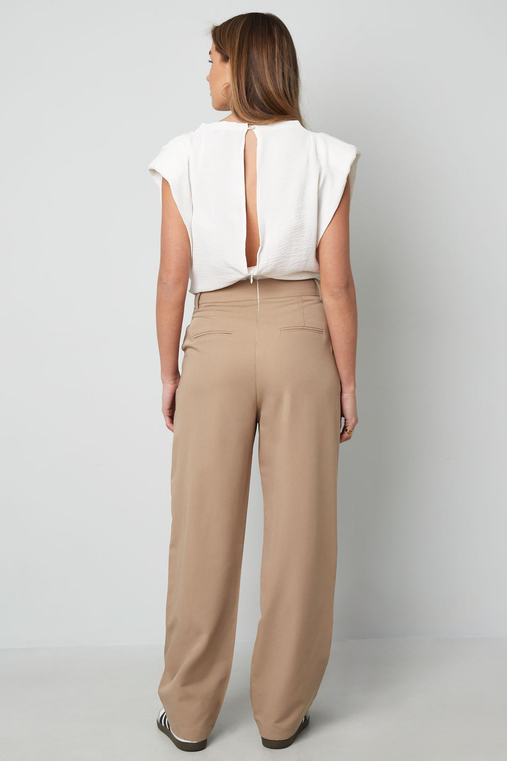 Eloise Closet  Wide-Leg Cotton Blend Jumpsuit