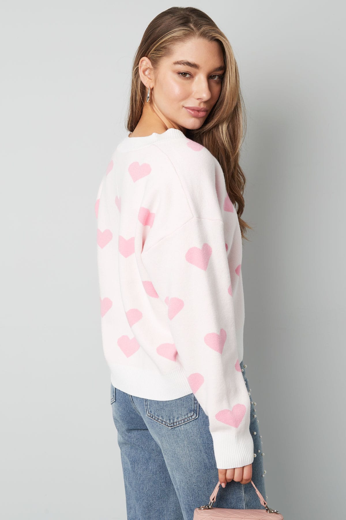 Eloise Closet Your Heart Knit Cardigan Viscose 