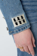 Denim Cropped Jacket Women – Classic Fit Eloise Closet
