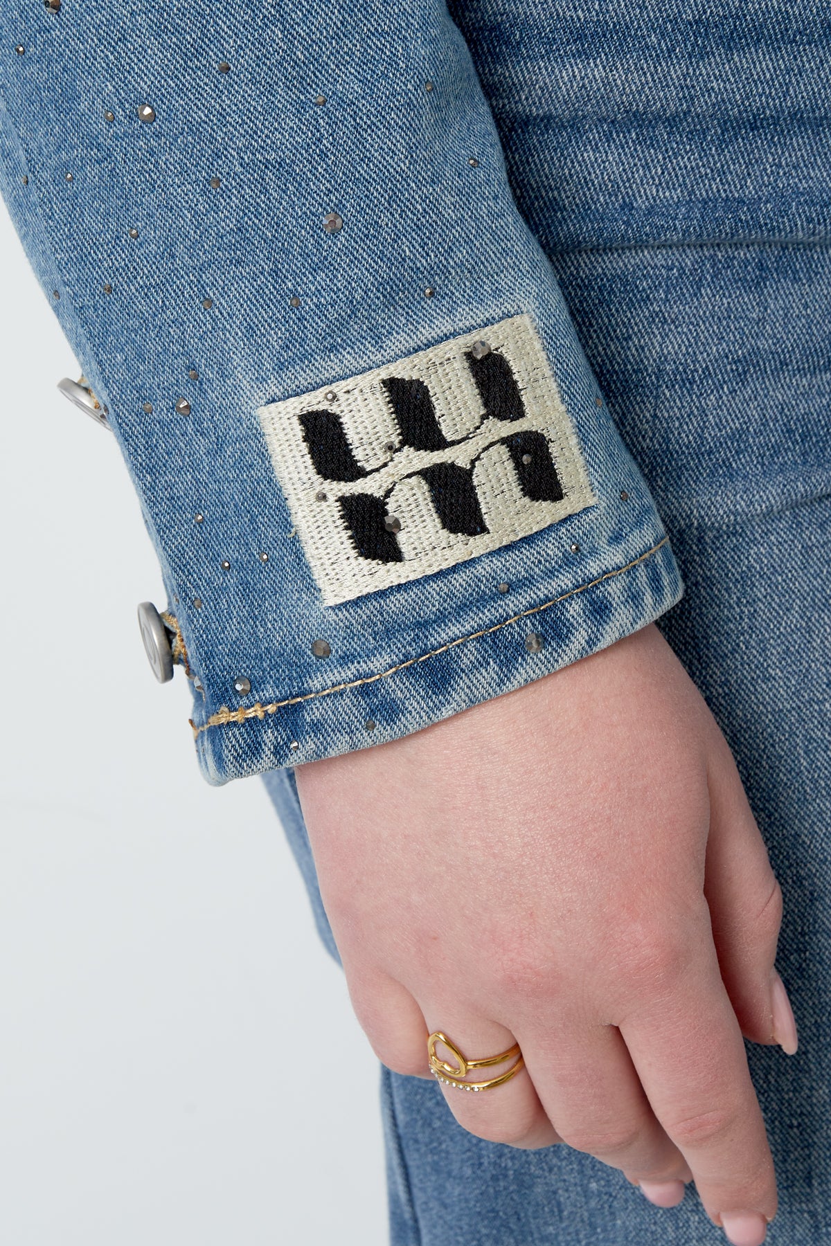 Denim Cropped Jacket Women – Classic Fit Eloise Closet