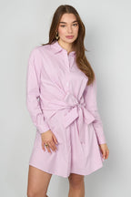 Eloise Closet Knotted Blouse Dress