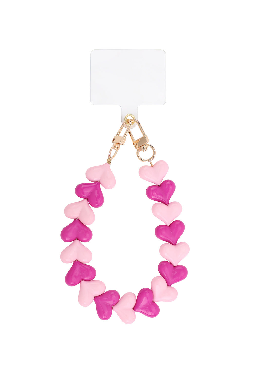 Double Heart Phone Cord Eloise Closet Jewelry