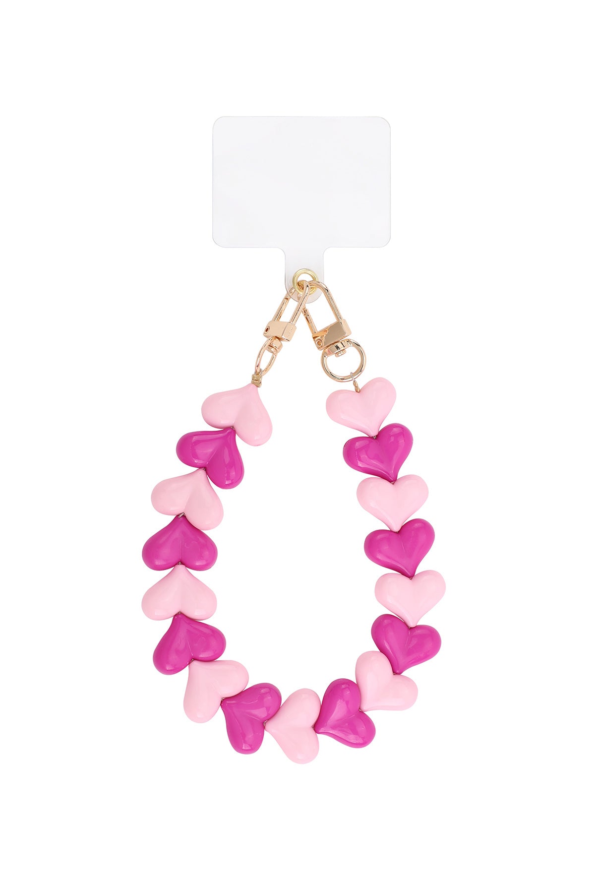 Double Heart Phone Cord Eloise Closet Jewelry