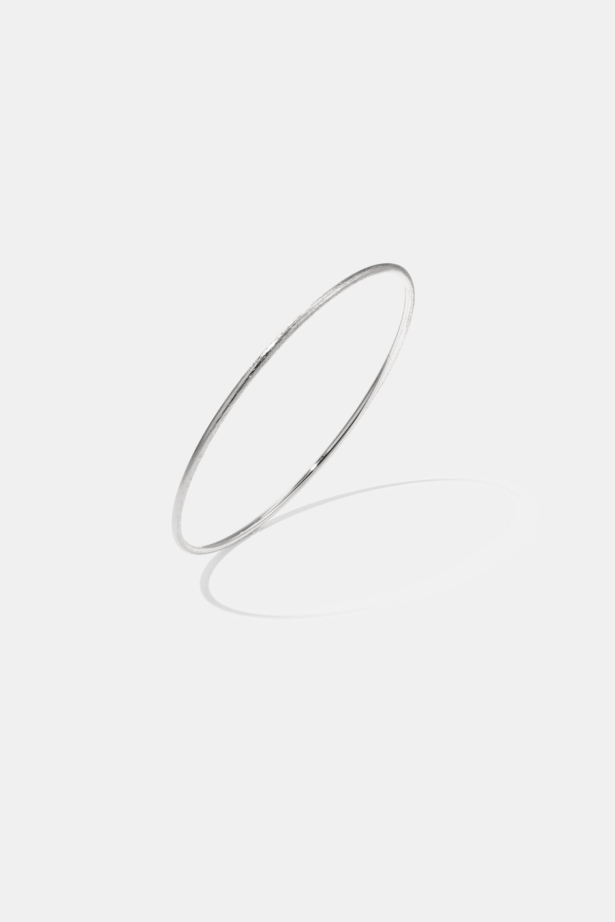 Brushed Bangle Bracelet 2 mm Eloise Closet Jewelry
