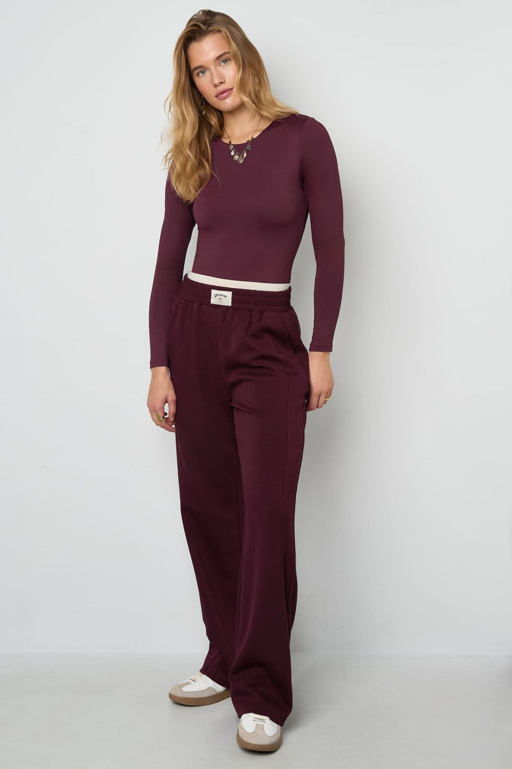 Eloise Closet Knitted Shapewear Bodysuit Basic Solid Color