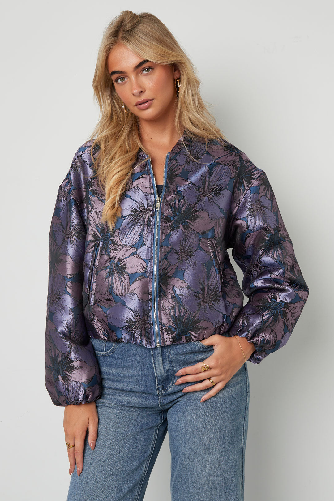 Twilight Bloom Bomber Jacket Eloise Closet