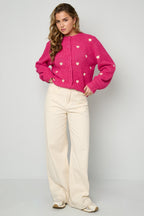 Elosie Closet Heart Cardigan For You