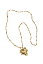Chunky Heart Long Necklace Eloise Closet