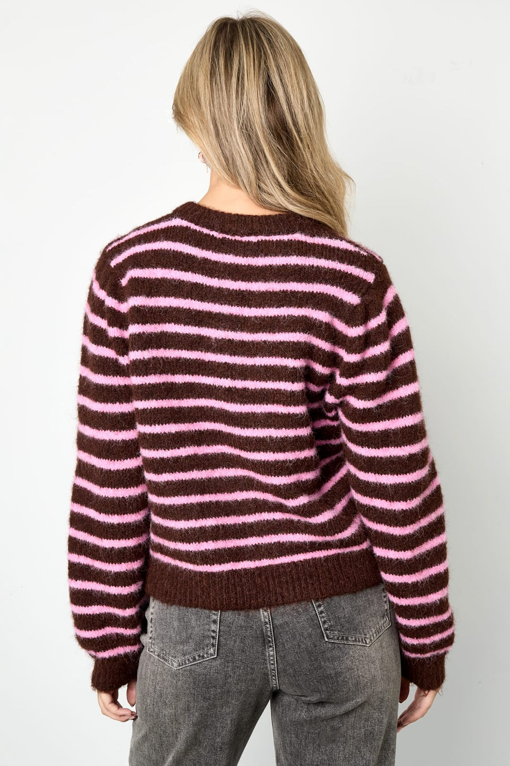 Eloise Closet Your Stripe Knit Cardigan