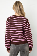 Eloise Closet Your Stripe Knit Cardigan