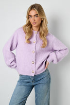 Elosie loset Knit Cardigan Casual Solid Color