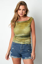 Sheer Glow Sleeveless Top Eloise Closet