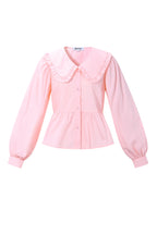Eloise Closet Cotton Blouses & Shirts Solid 