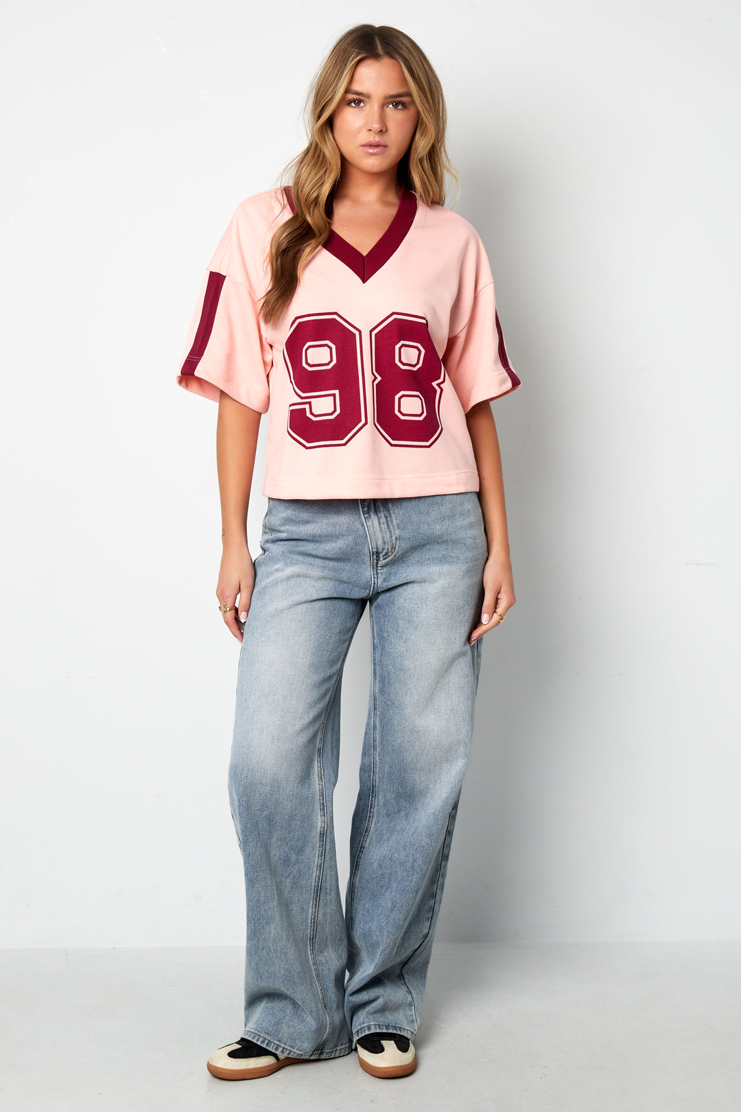 Sport Number V-Neck T-Shirt Eloise Closet