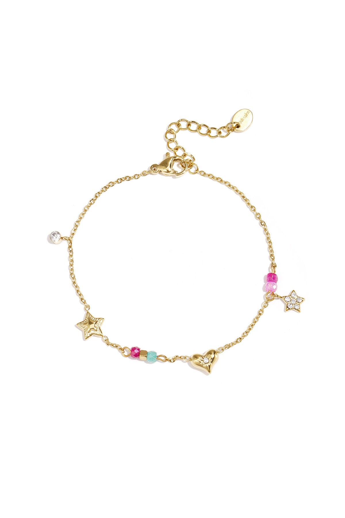 Heart Star Charm Bracelet Eloise Closet Jewelry