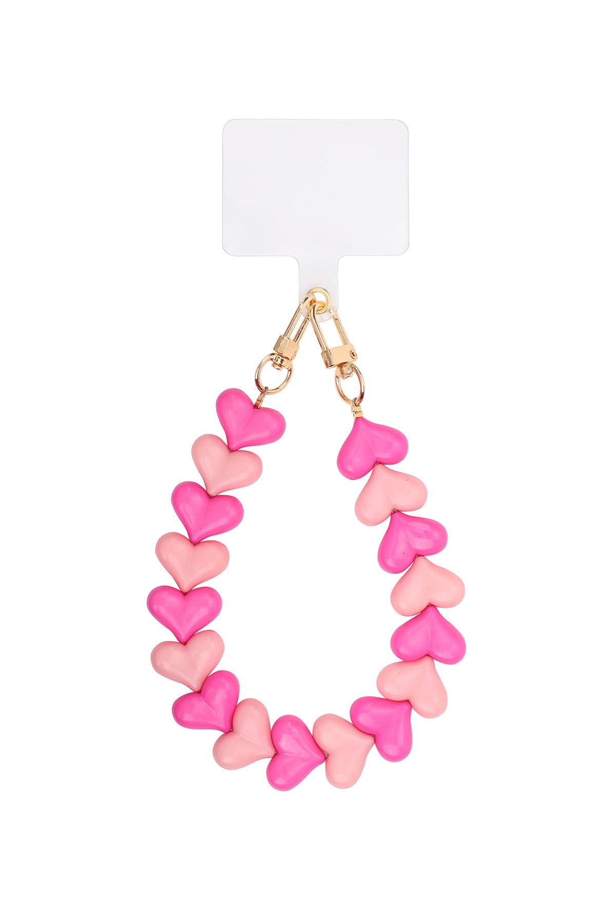 Double Heart Phone Cord Eloise Closet Jewelry