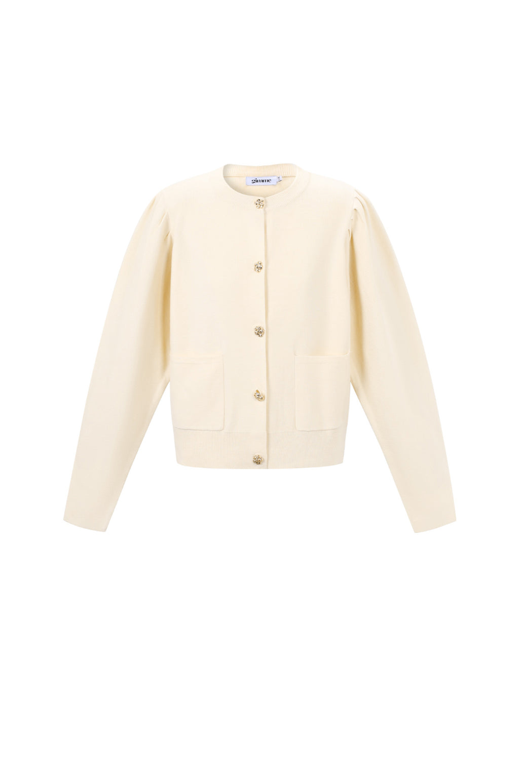 Eloise Closet Viscose Knit Cardigan Casual Solid Color