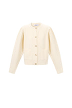 Eloise Closet Viscose Knit Cardigan Casual Solid Color