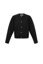 Eloise Closet Viscose Knit Cardigan Casual Solid Color