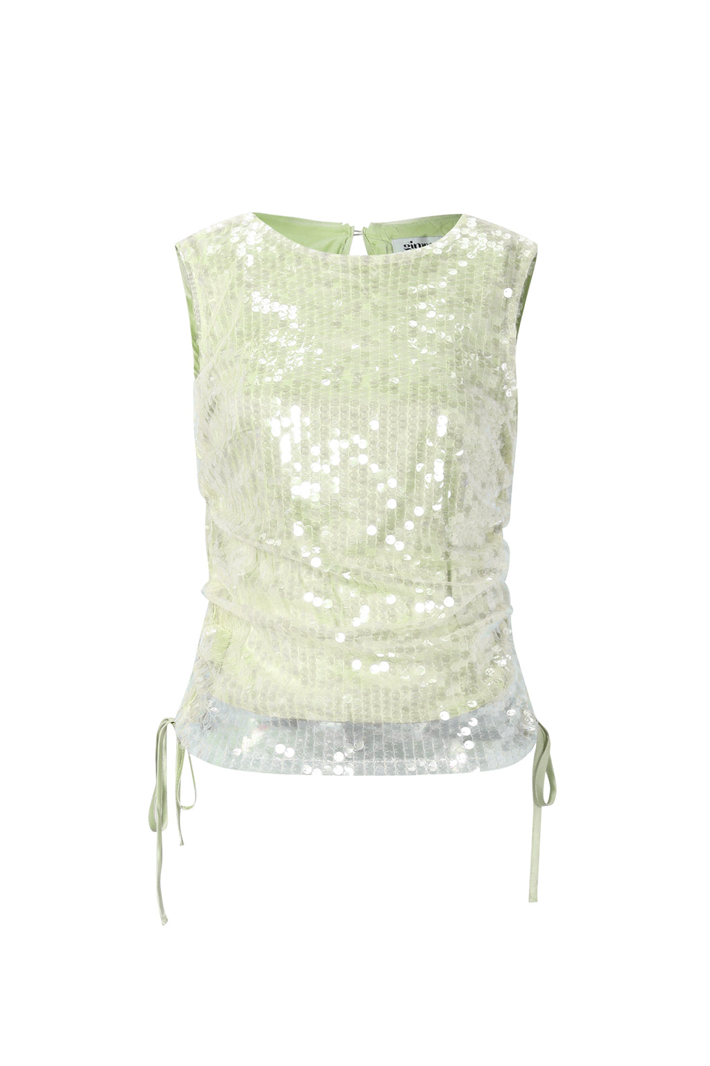 Sequin Glam SleevelessTop Eloise Closet
