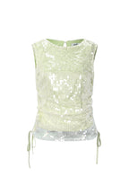 Sequin Glam SleevelessTop Eloise Closet
