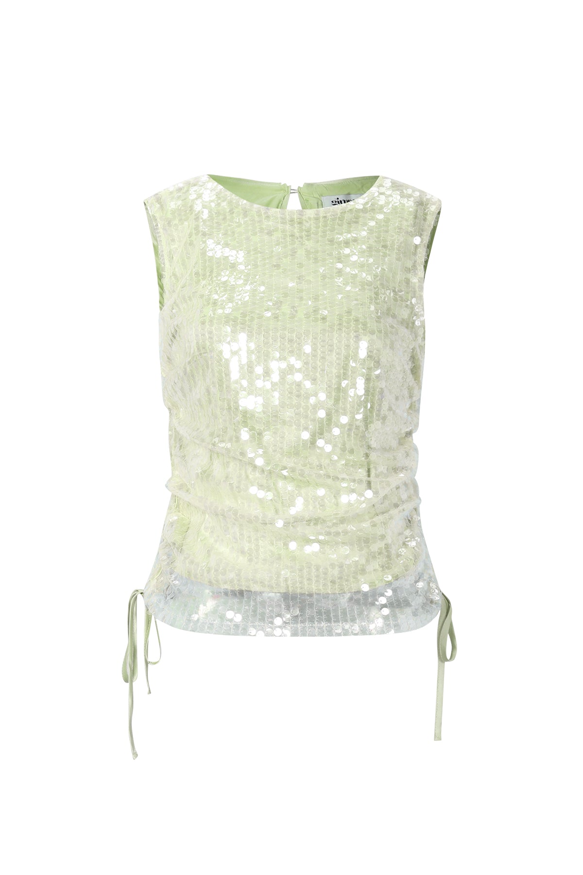 Sequin Glam SleevelessTop Eloise Closet